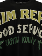 Kapital "Huge T Denim Repair" Crew Neck T-Shirt - Black