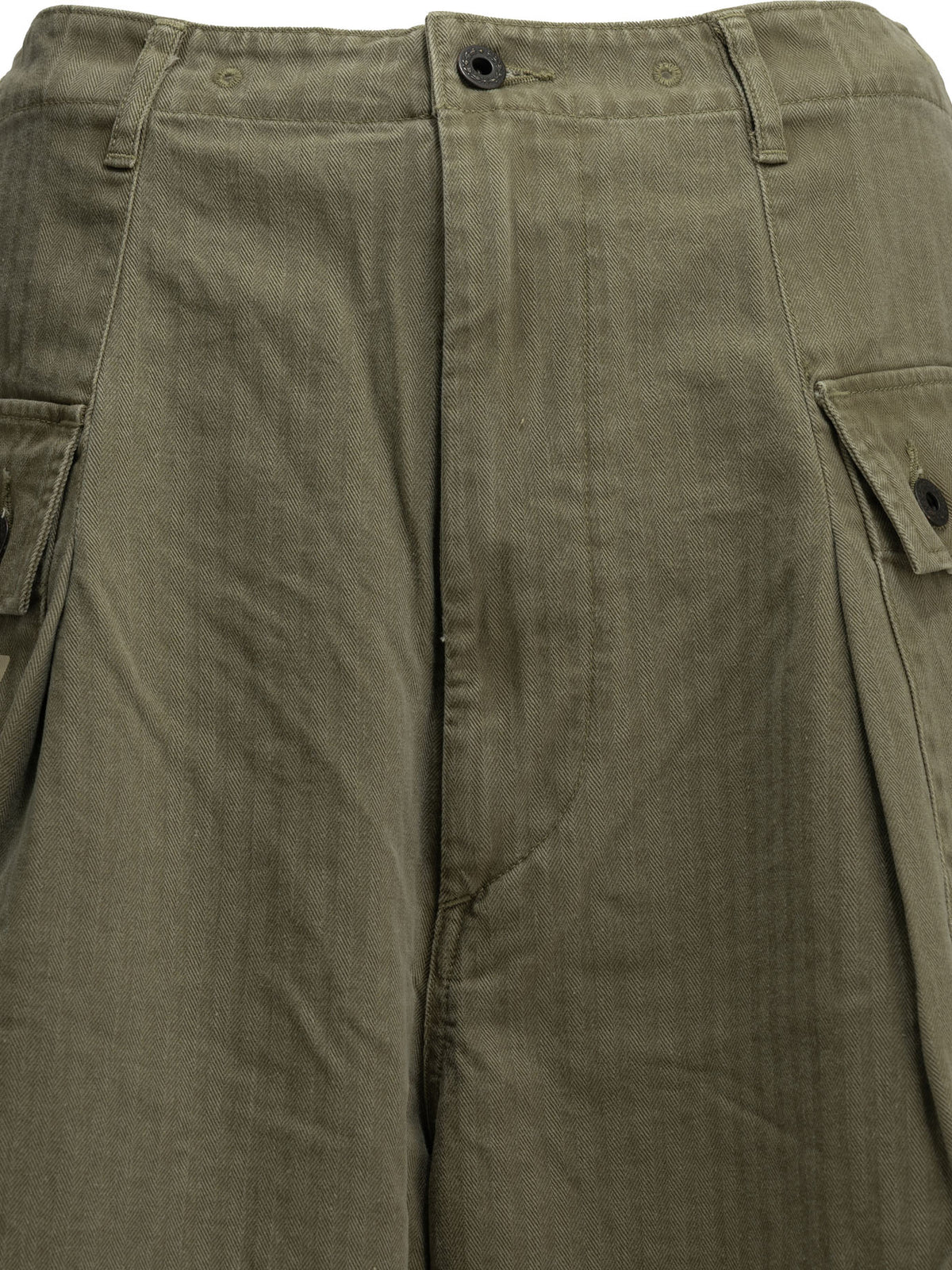 Kapital "Jumbo Monkey" Cargo Shorts - Green