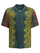 Kapital "Kona Tree" Casual Shirt - Green