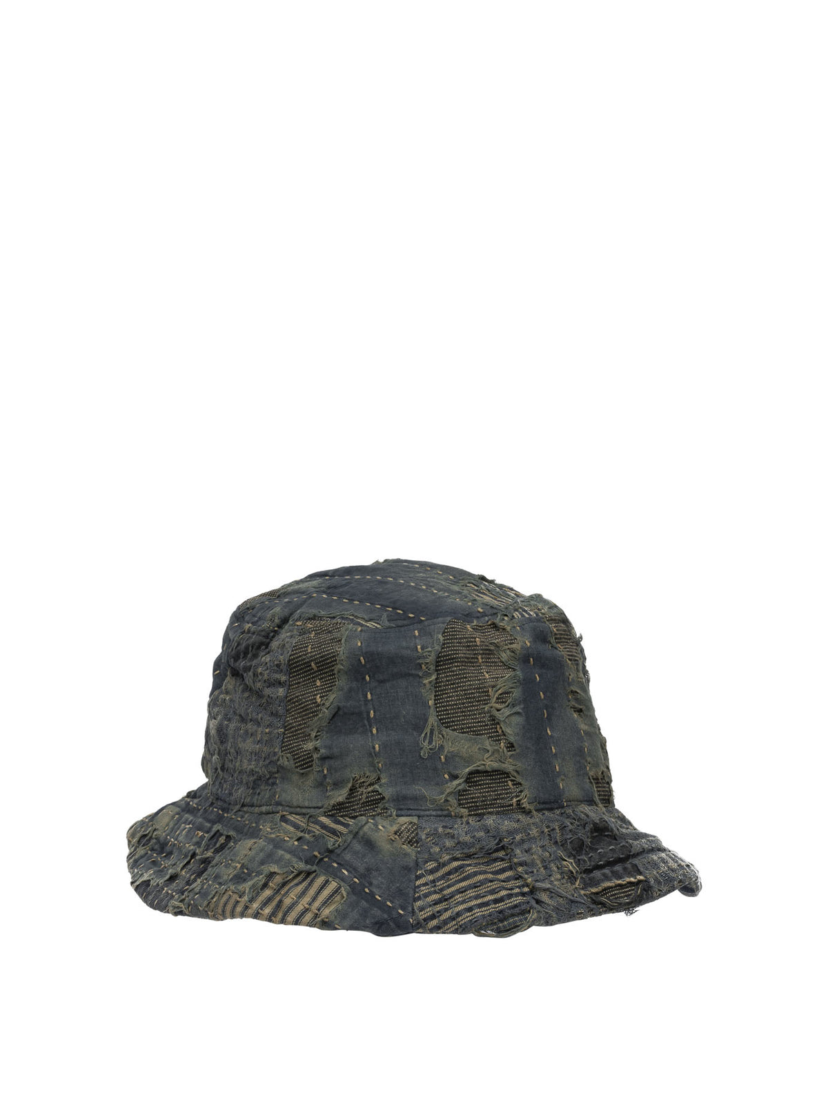 Kapital "Boro" Bucket Hat - Blue