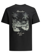 Moncler Crew-neck T-shirt with logo - Blue