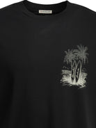 Moncler Crew-neck T-shirt with logo - Blue