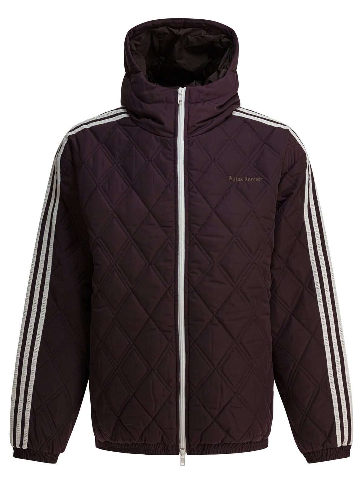 Adidas Originals "Wales Bonner" quilted jacket - Burgundy