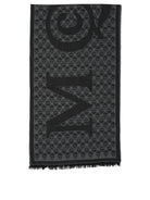 Alexander McQueen SCARF MULTI LOGO 35X190 - Grey