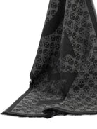 Alexander McQueen SCARF MULTI LOGO 35X190 - Grey