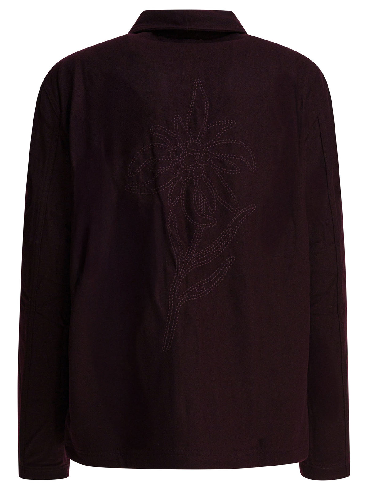 Autry Wool blend overshirt jacket - Burgundy