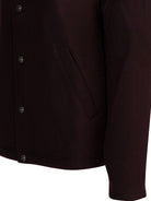 Autry Wool blend overshirt jacket - Burgundy