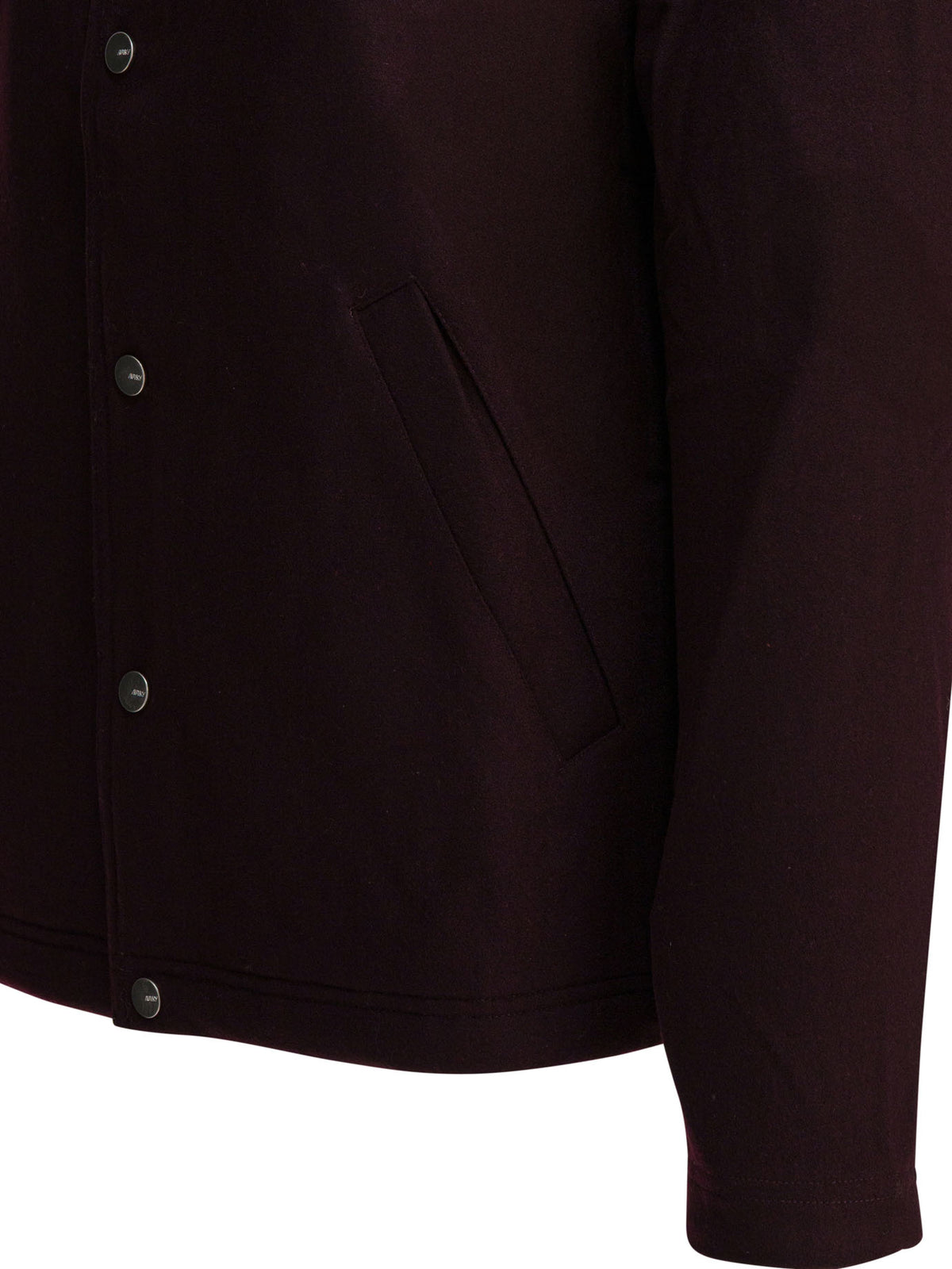 Autry Wool blend overshirt jacket - Burgundy