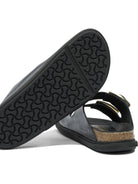 Birkenstock "Arizona Droplet Buckle" low sandals - Black
