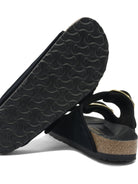 Birkenstock "Arizona Big Buckle" low sandals - Black