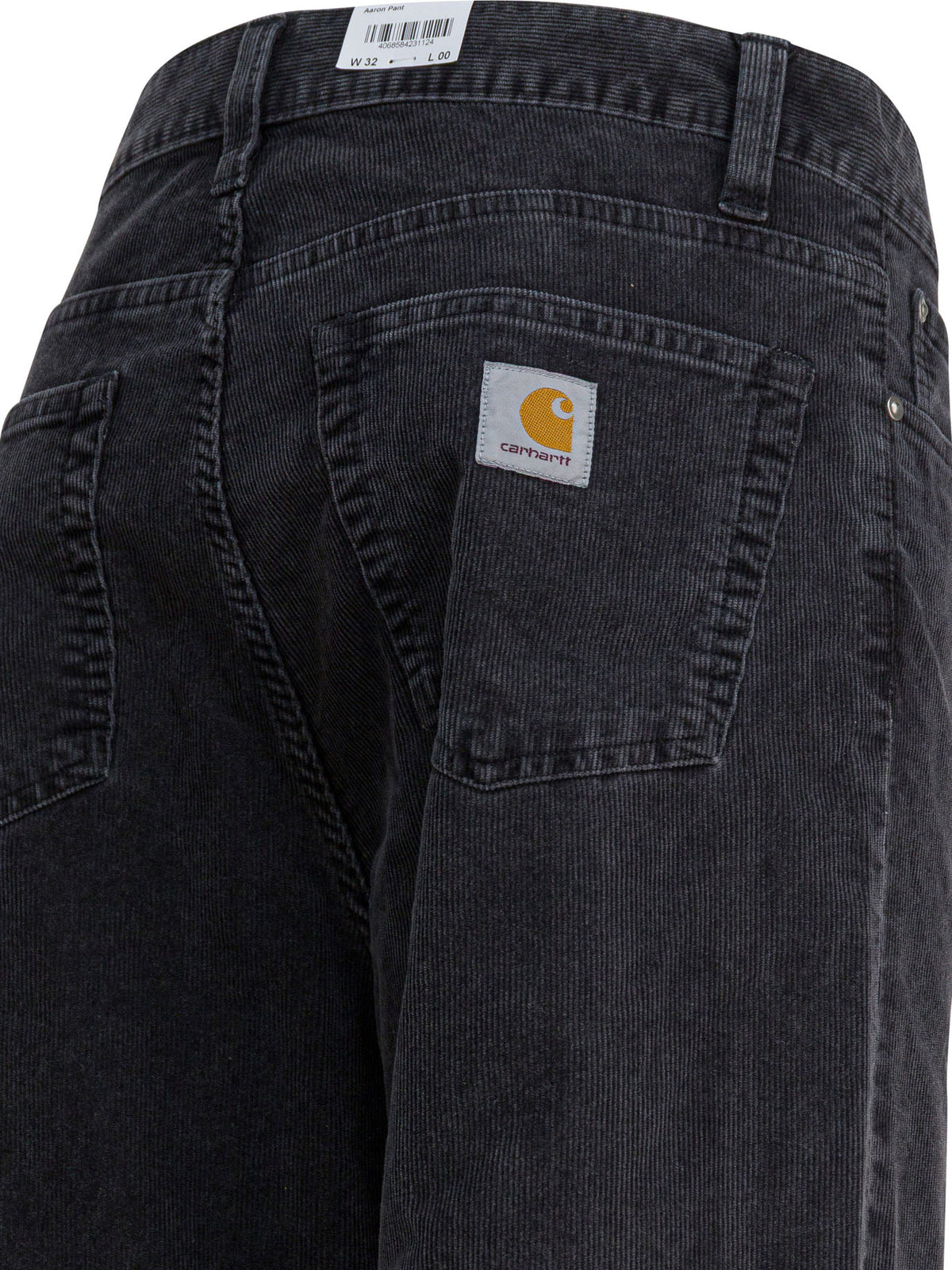 Carhartt WIP "Aaron" velvet pants - Black