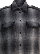 Golden Goose Wool-blend chemisier dress - Grey