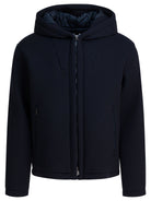 Herno Short scuba coat - Blue