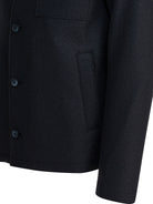 Herno Virgin wool overshirt jacket - Blue