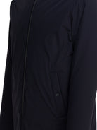 Herno "Resort" long nylon down jacket - Blue