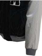 Human Made Satin "Varsity" Bomber Jacket - Black