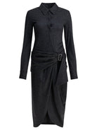 Isabel Marant "Rosalie" virgin wool dress - Grey