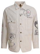 Kapital "Memorial Paint" overshirt jacket - Beige
