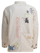 Kapital "Memorial Paint" overshirt jacket - Beige