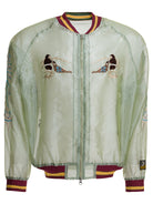Kapital "Sheer Pearl Mosquito Guard" Bomber jacket - Green