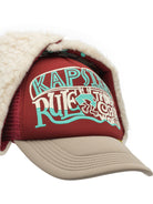 Kapital "Kapsize Rule" trucker hat - Burgundy