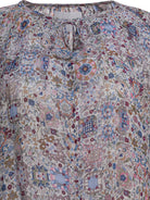 Marant Étoile Floral flared dress - Beige