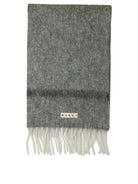 Marni Mohair and alpaca scarf - Grey