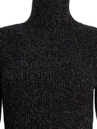 Max Mara Wool and cashmere mouliné turtleneck sweater - Black