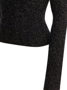 Max Mara Wool and cashmere mouliné turtleneck sweater - Black