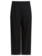 Max Mara Pure Wide silk pants - Black