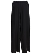 Max Mara Pure Wide silk pants - Black