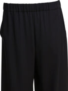 Max Mara Pure Wide silk pants - Black