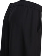 Max Mara Pure Wide silk pants - Black
