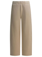 Max Mara Pure Silk blend pants "Filovia" - Beige
