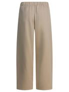 Max Mara Pure Silk blend pants "Filovia" - Beige