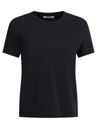 Max Mara Pure Short-sleeved cotton t-shirt - Black