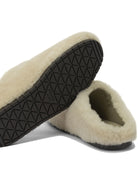 Prada Sheepskin sabots - Beige