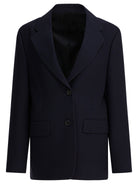 Prada Single-breasted wool jacket - Blue