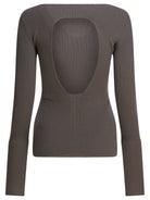 Rick Owens Ribbed sweater - Grey