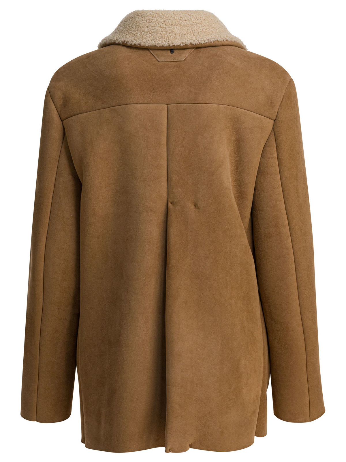 Salvatore Santoro Balzer shearling suede leather jacket - Beige