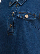 Self-Portrait Short denim dress - Blue