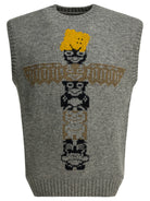 Kapital "Peckish Totem Pole" Sleeveless - Grey