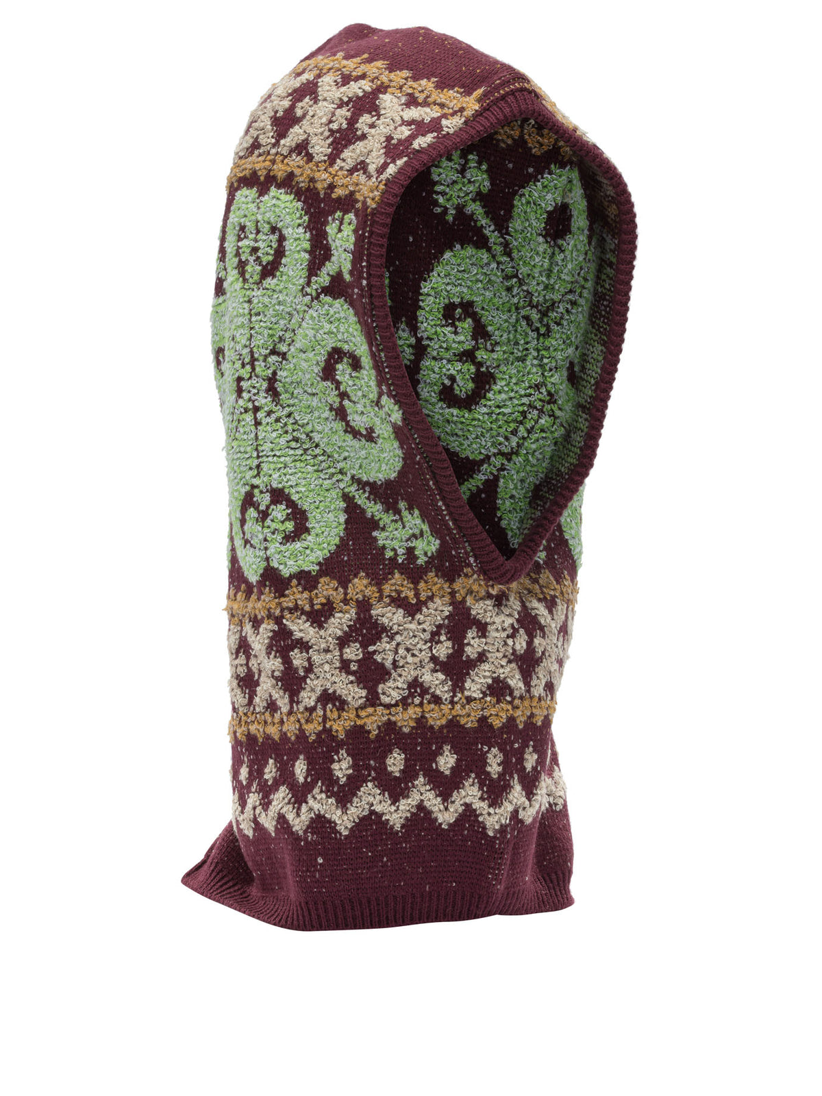 Kapital "Snow-Gala" Balaclava - Burgundy
