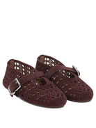 Alaïa "Vienne" Mary Jane ballet flats - Burgundy