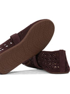 Alaïa "Vienne" Mary Jane ballet flats - Burgundy