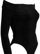 Alaïa Velvet Shaping Bodysuit - Black