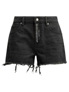 Alexander Wang "Fly" Five-Pocket Shorts - Black