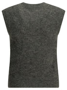 Ami Paris Logo Vest - Grey