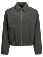 Ami Paris "Ami de Coeur" Lightweight Jacket - Grey