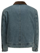Ami Paris "Ami de Coeur" Denim Jacket - Light Blue